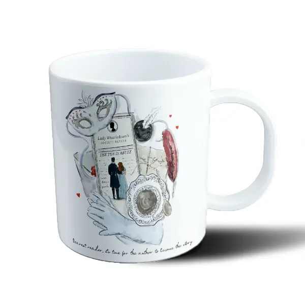 Taza de Plástico Bridgerton Lady Whistledown Society Papers