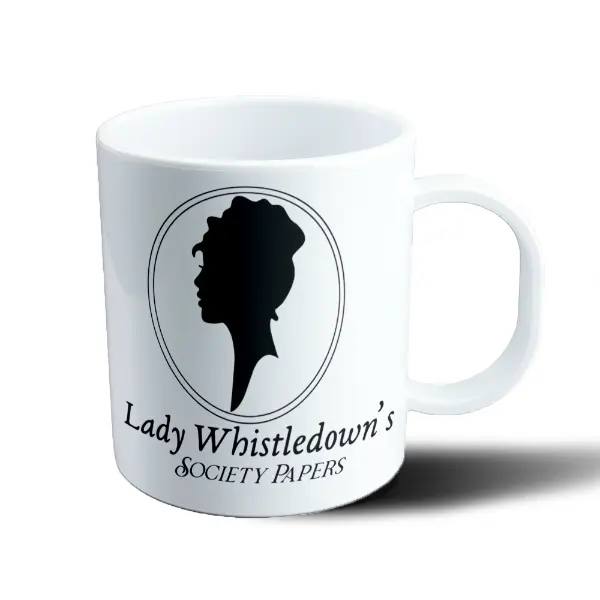 Taza de Plástico Bridgerton Lady Whistledown Society Papers