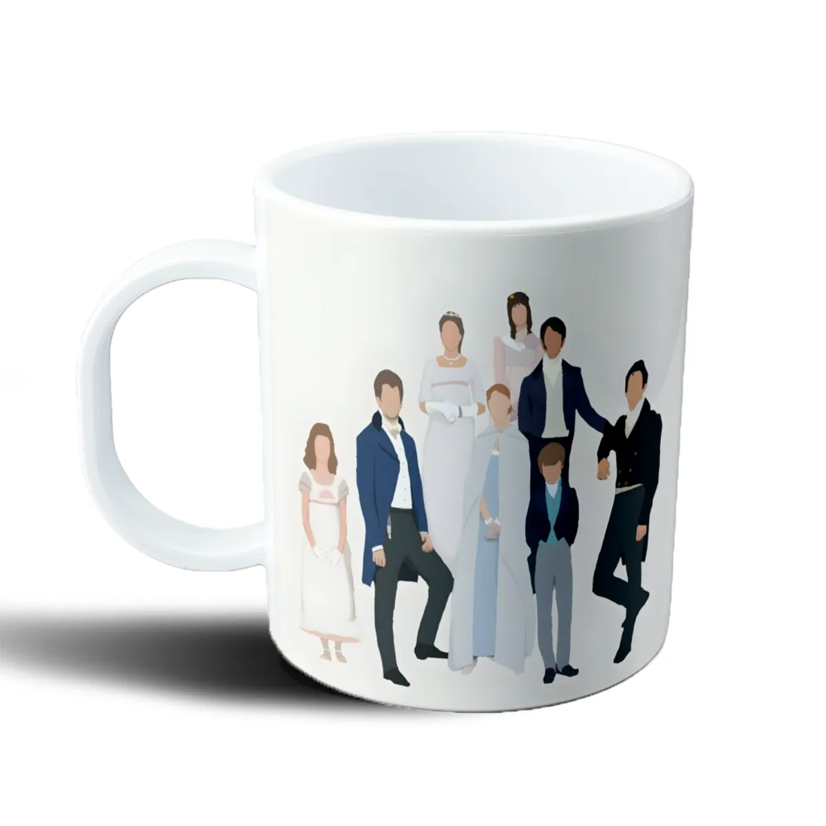 Taza de Plástico Bridgerton Personajes Ilustrados - vista 2