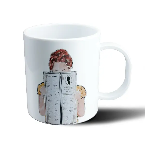 Taza de Plástico Bridgerton Lady Whistledown Society Papers