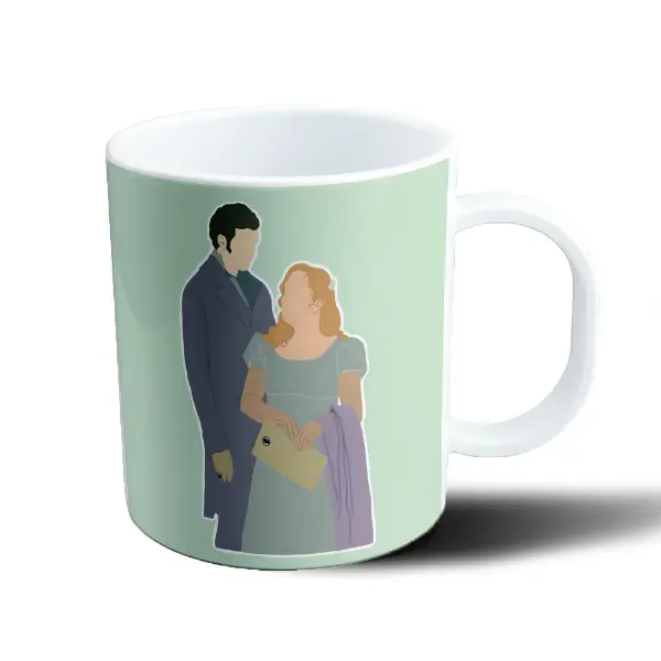 Taza de Plástico Bridgerton Pareja Regencia