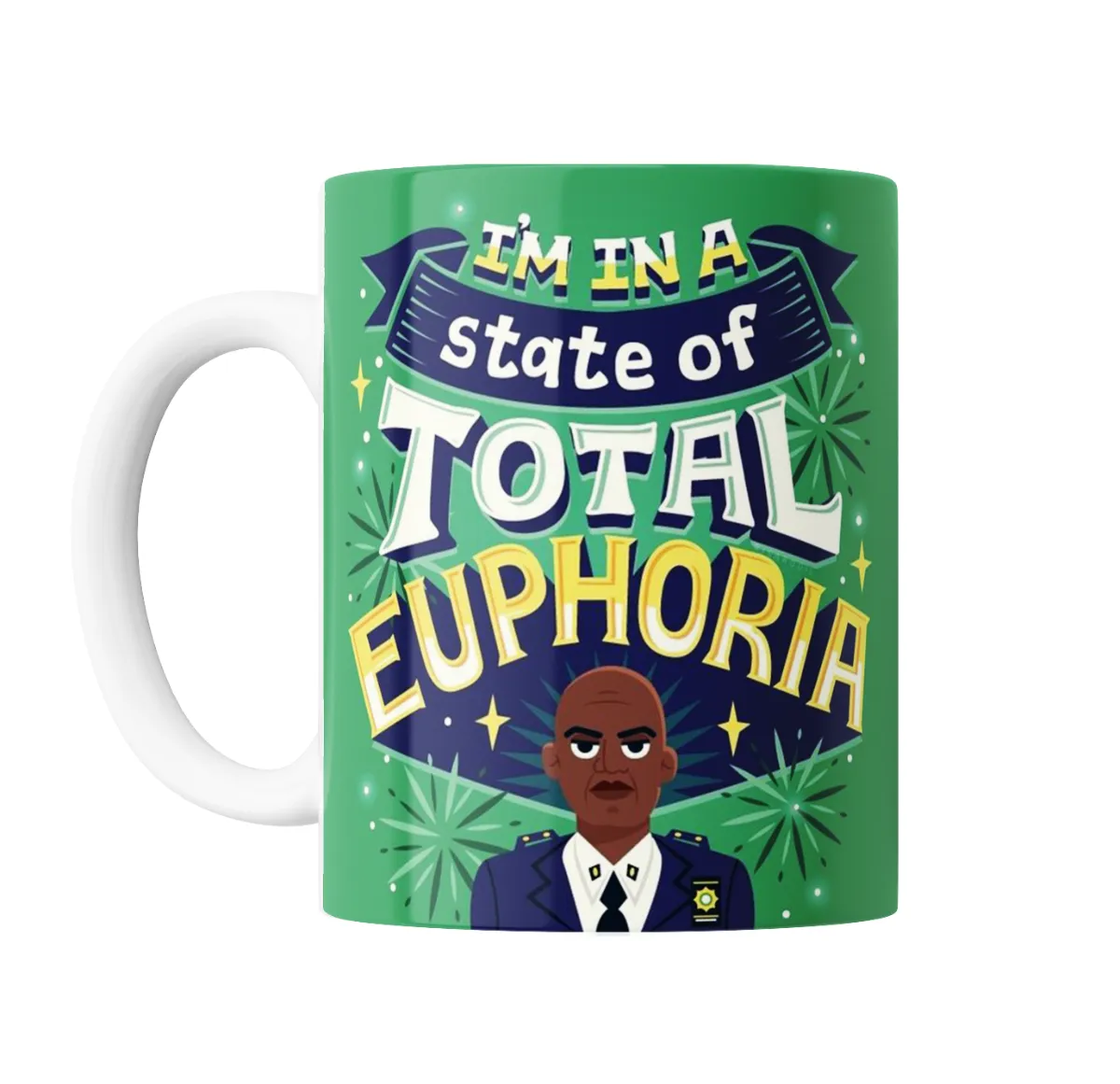 Taza de Cerámica Brooklyn 99 Capitán Holt I'm in a State of Total Euphoria - vista 2