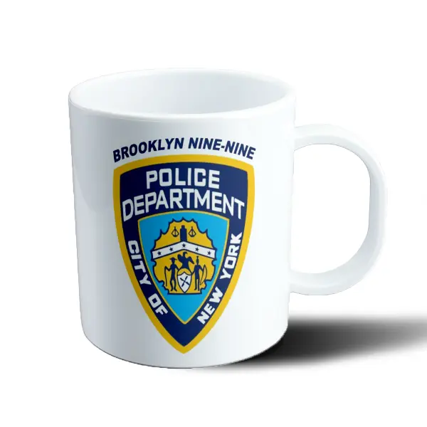 Taza de Plástico Brooklyn Nine-Nine Escudo Police Department