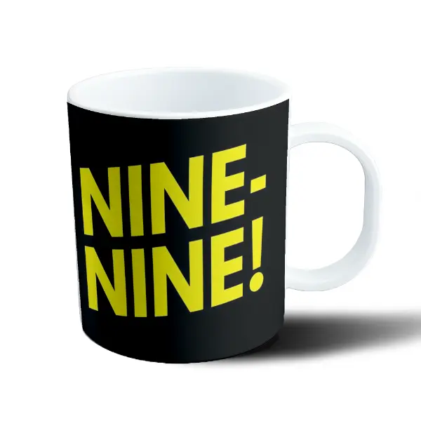 Taza de Plástico Brooklyn 99 Nine-Nine Amarillo
