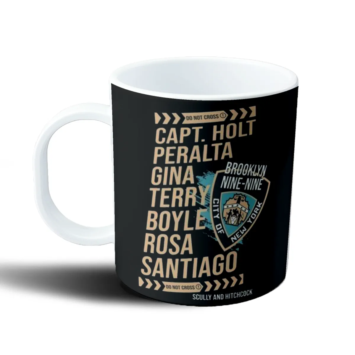 Taza de Plástico Brooklyn Nine-Nine Capitán Holt Peralta Gina Terry Boyle Rosa Santiago - vista 2