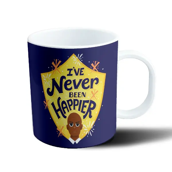 Taza de Plástico Brooklyn 99 Holt I've Never Been Happier