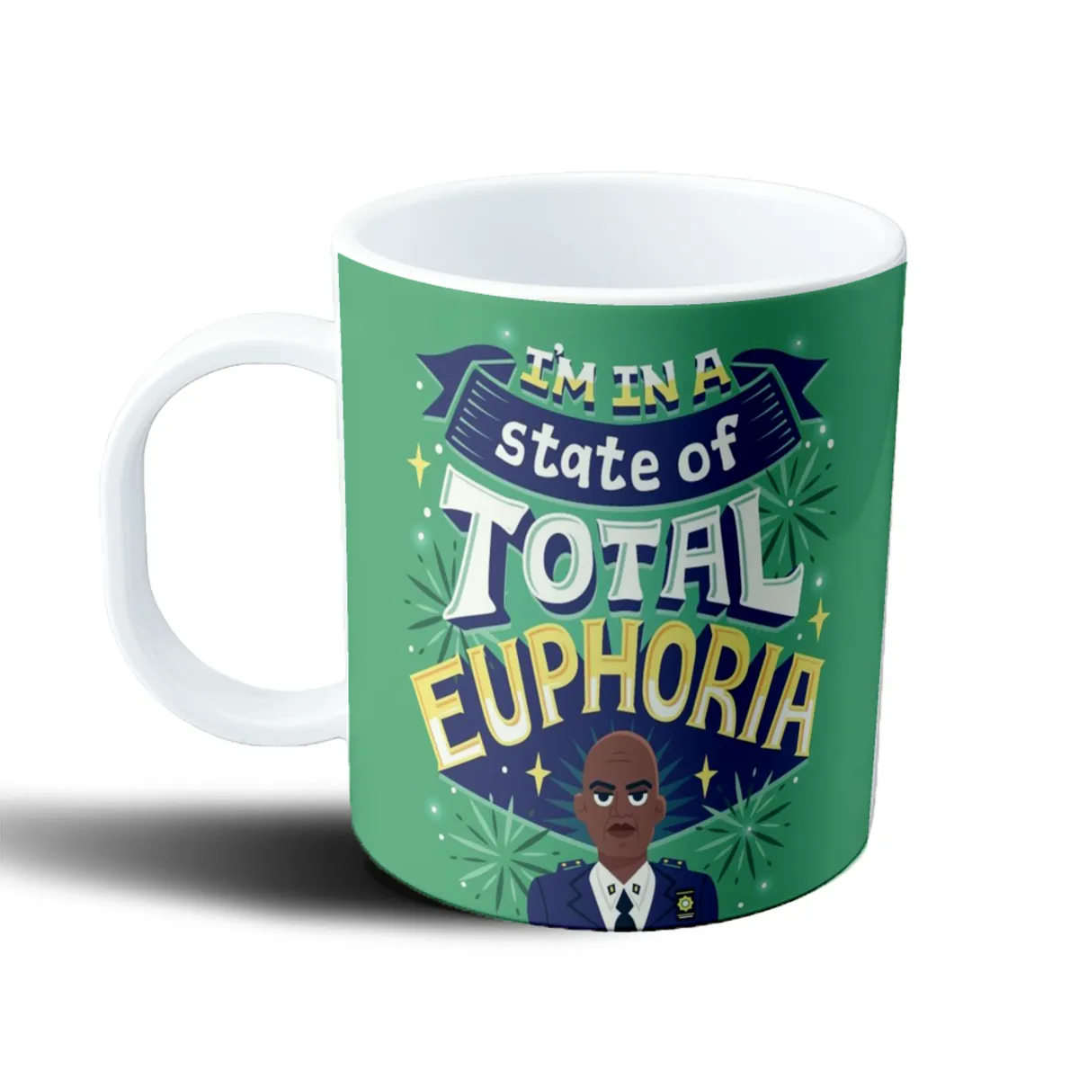 Taza de Plástico Brooklyn 99 Capitán Holt I'm in a State of Total Euphoria - vista 2