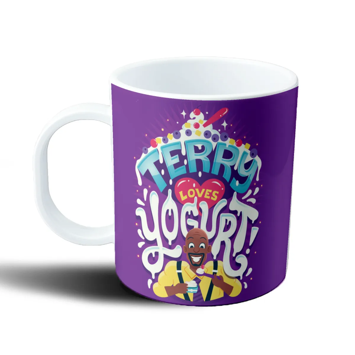 Taza de Plástico Brooklyn 99 Terry Loves Yogurt - vista 2
