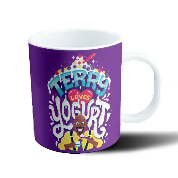 Taza de Plástico Brooklyn 99 Terry Loves Yogurt
