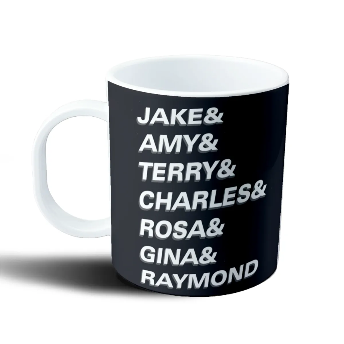 Taza de Plástico Brooklyn 99 Nombres de Personajes - vista 2