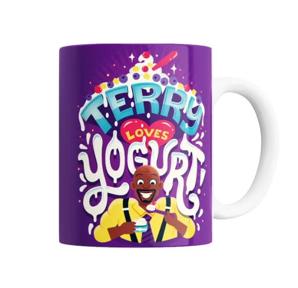 Taza de Cerámica Brooklyn 99 Terry Loves Yogurt