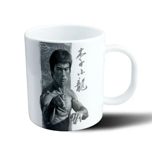 Taza de Plástico Bruce Lee Kung Fu Dragón