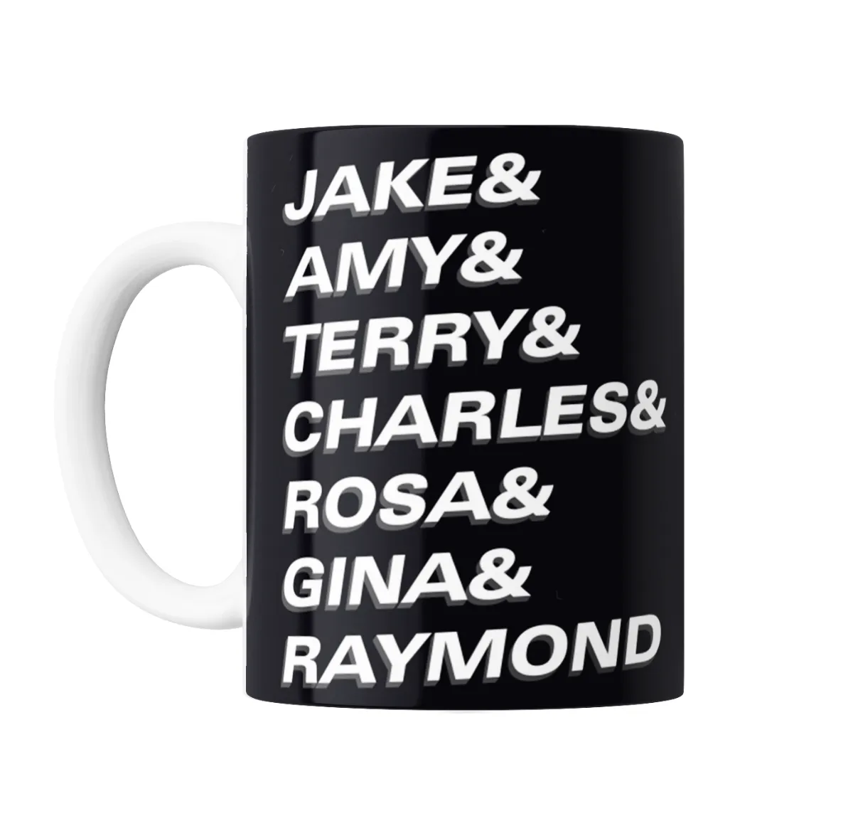 Taza de Cerámica Brooklyn 99 Nombres de Personajes - vista 2