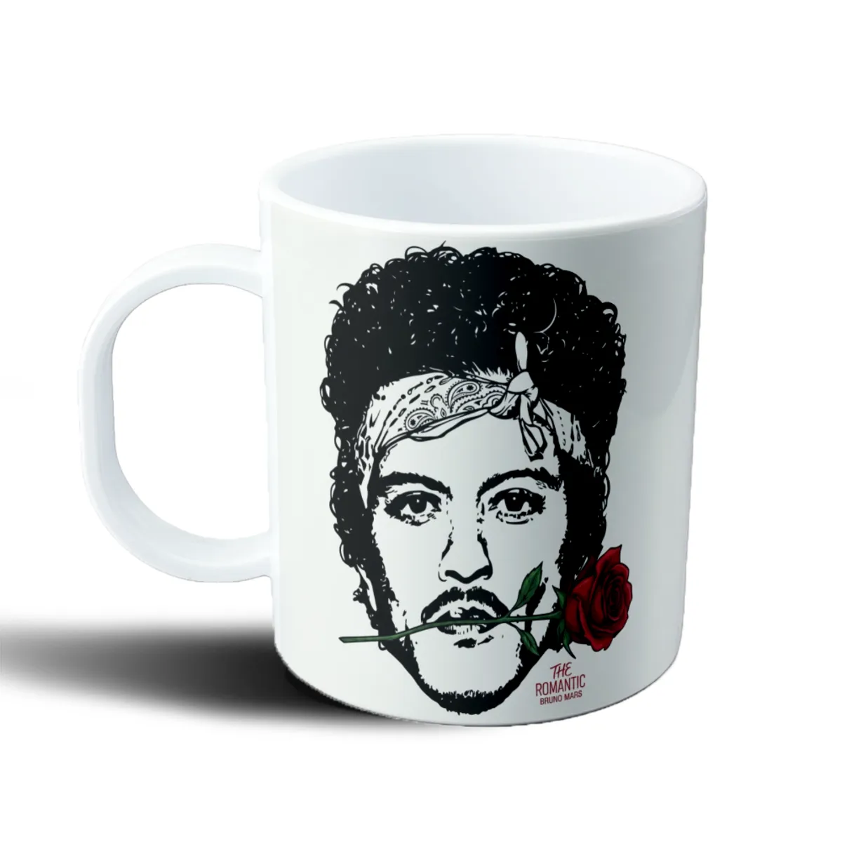 Taza de Plástico Bruno Mars The Romantic Rosa - vista 2