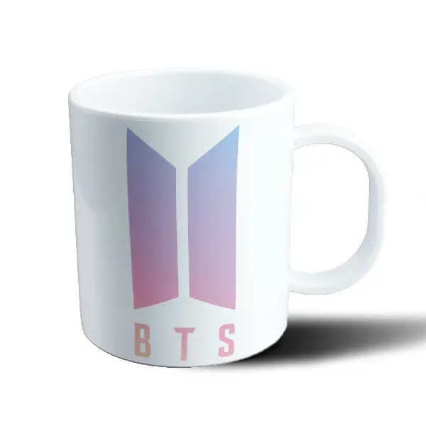 Taza de Plástico BTS Logo Degradé