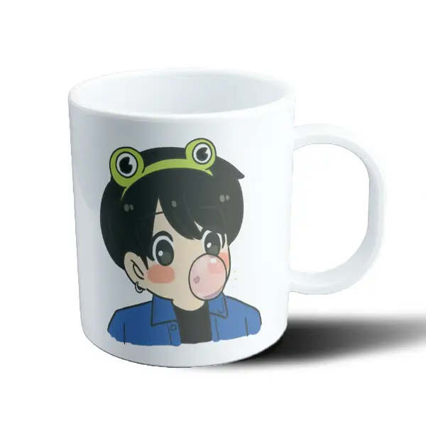 Taza de Plástico BTS Chibi con Chicle