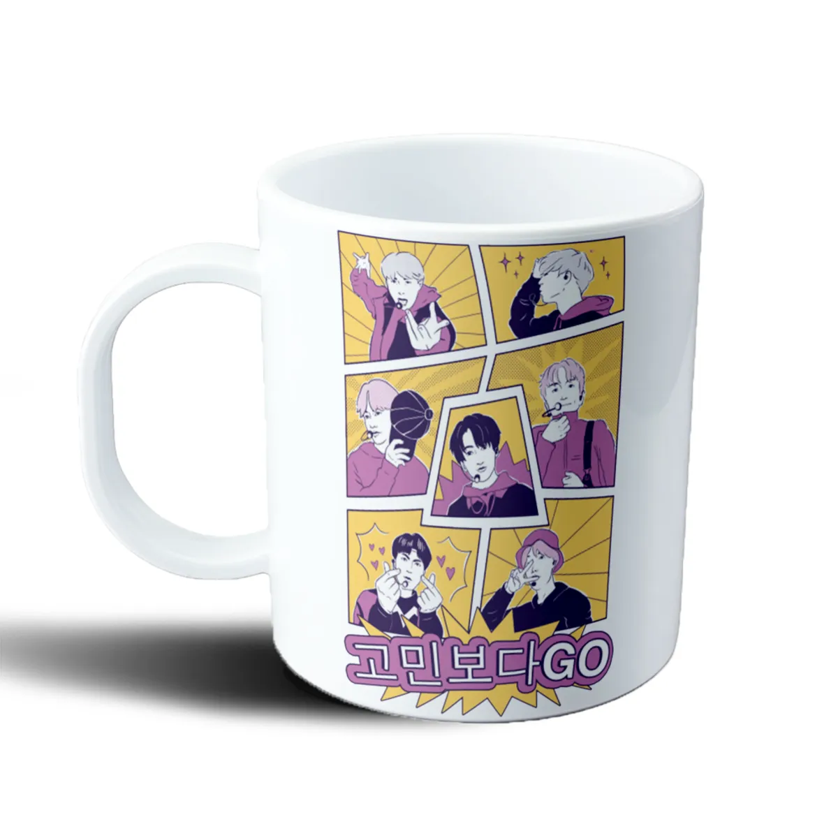 Taza de Plástico BTS Comic Pop Art Go - vista 2
