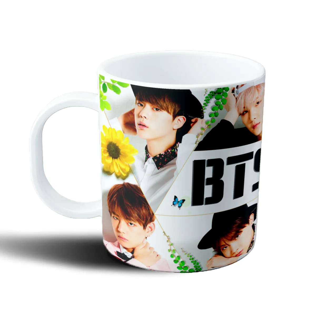 Taza de Plástico BTS Logo y Fotos - vista 2