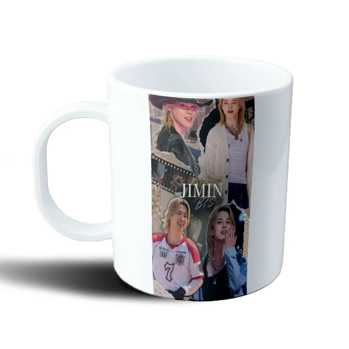 Taza de Plástico BTS Jimin Collage - vista 2