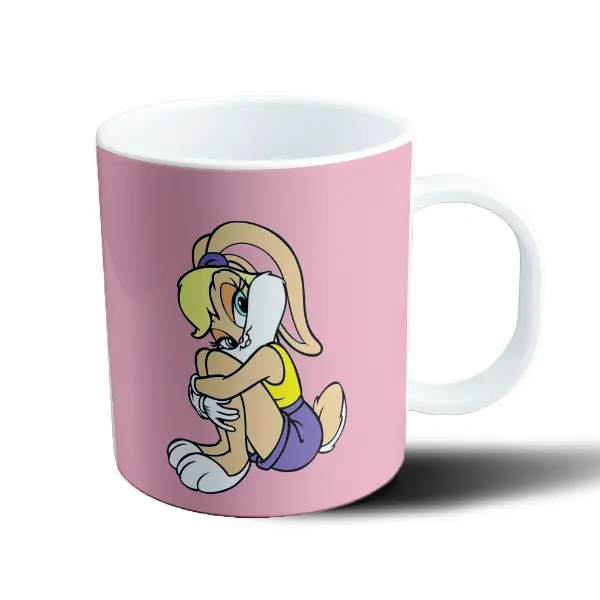 Taza de Plástico Looney Tunes Lola Bunny sentada
