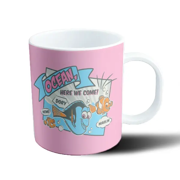 Taza de Plástico Buscando a Dory Ocean Here We Come