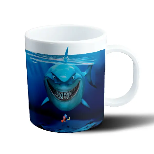 Taza de Plástico Buscando a Dory Bruce el Tiburón y Nemo