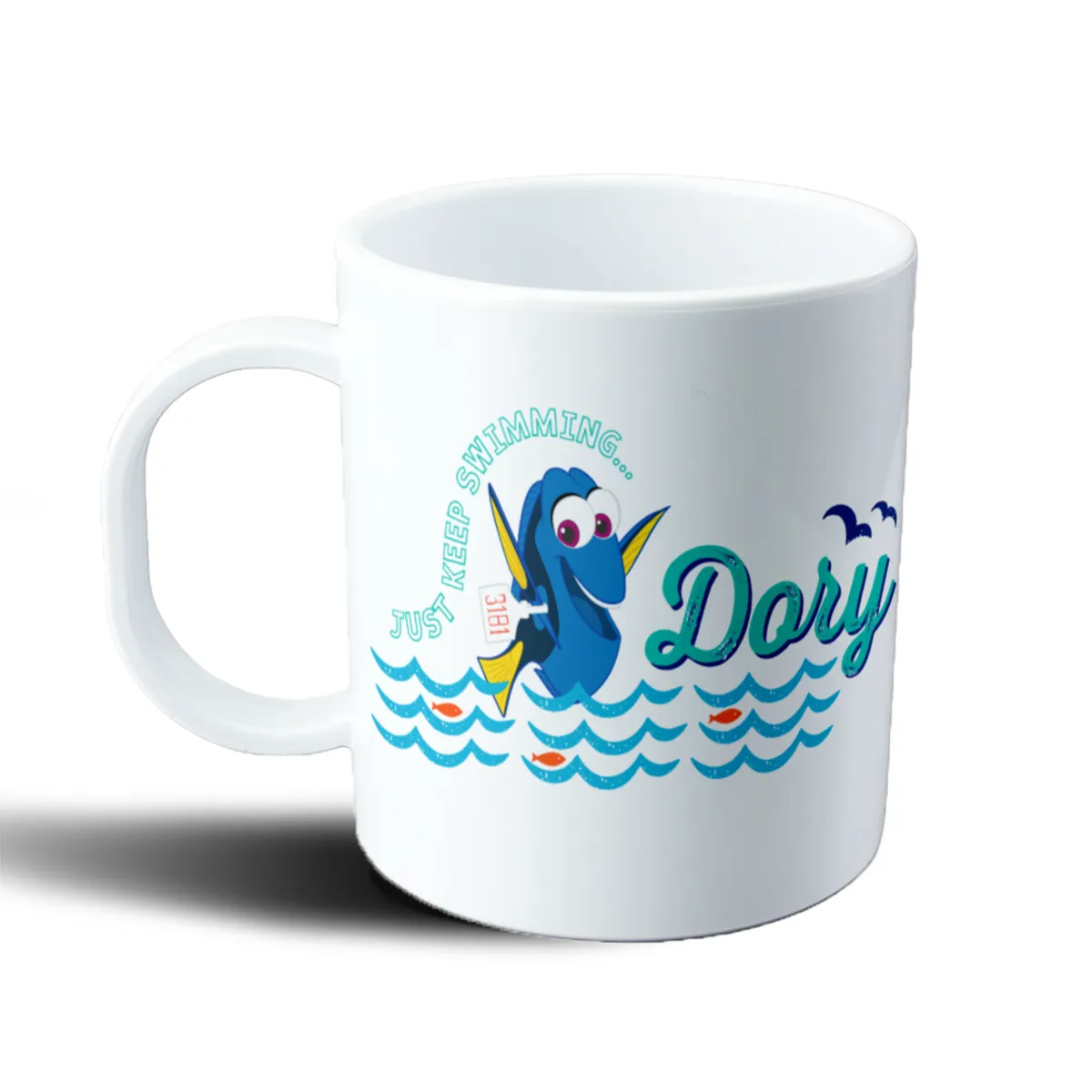 Taza de Plástico Buscando a Dory Just Keep Swimming - vista 2