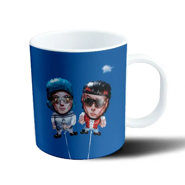 Taza de Plástico Ca7riel & Paco Amoroso Globos