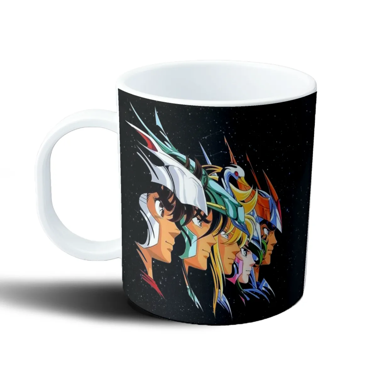 Taza de Plástico Caballeros del Zodiaco Pegaso Dragón Cisne Andrómeda Fénix - vista 2