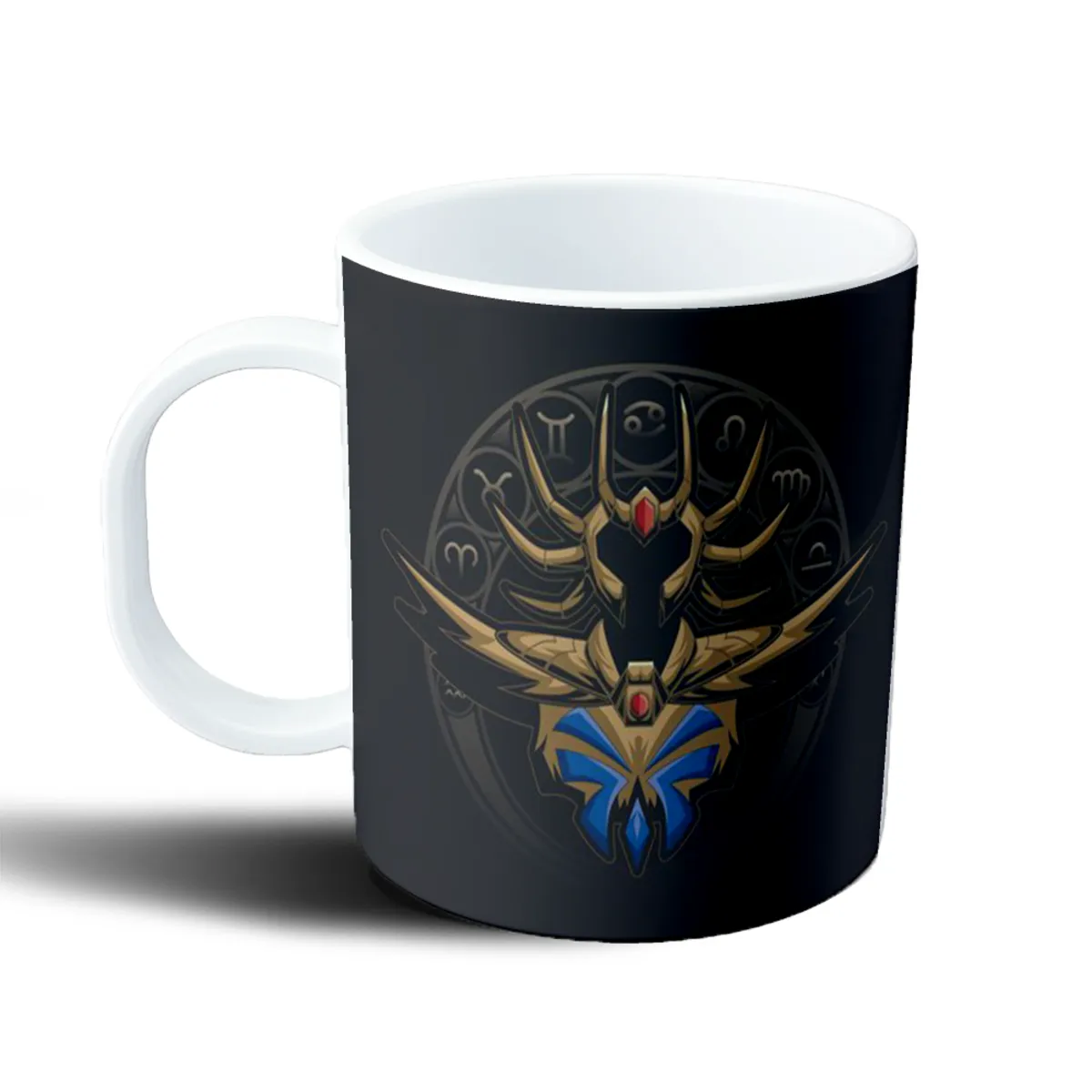 Taza de Plástico Caballeros del Zodiaco Armadura de Cáncer - vista 2