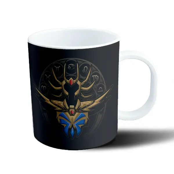Taza de Plástico Caballeros del Zodiaco Armadura de Cáncer