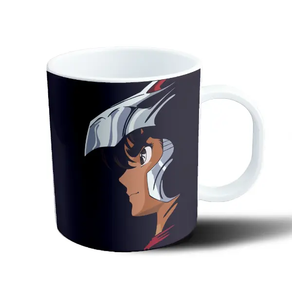 Taza de Plástico Caballeros del Zodiaco Seiya Perfil