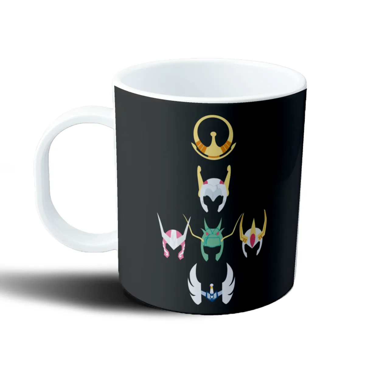 Taza de Plástico Caballeros del Zodiaco Armaduras - vista 2