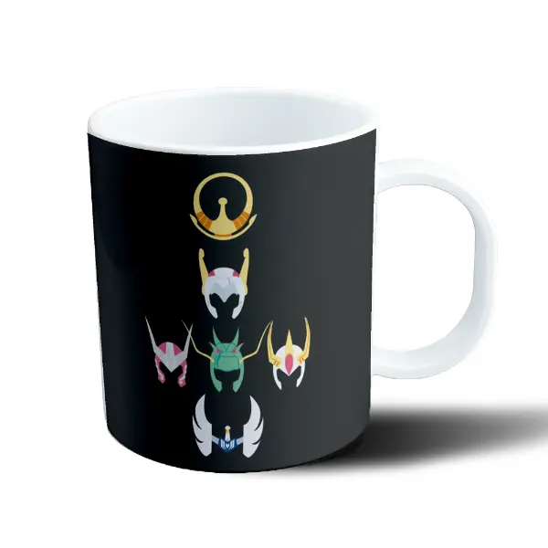 Taza de Plástico Caballeros del Zodiaco Armaduras