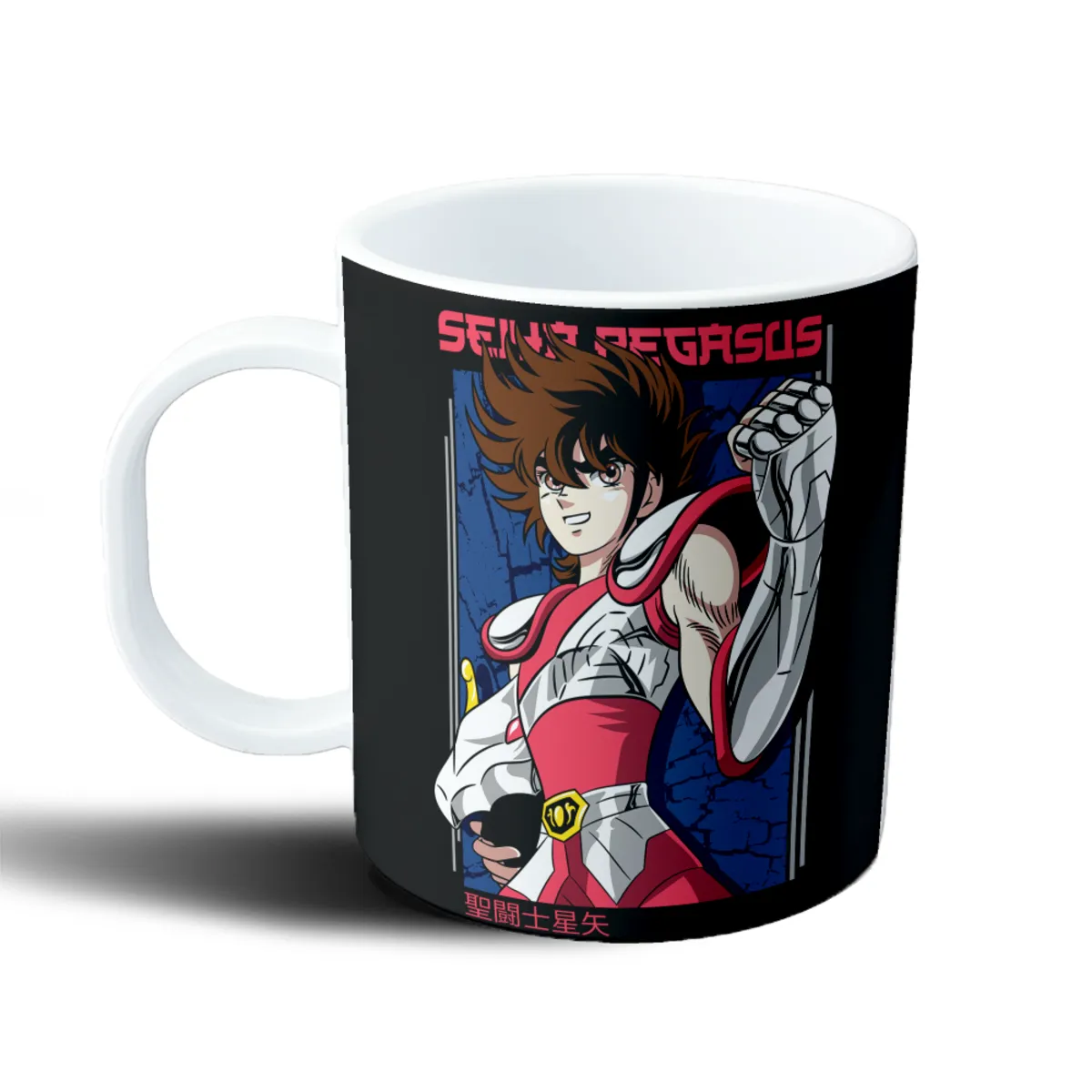 Taza de Plástico Caballeros del Zodiaco Seiya de Pegaso - vista 2