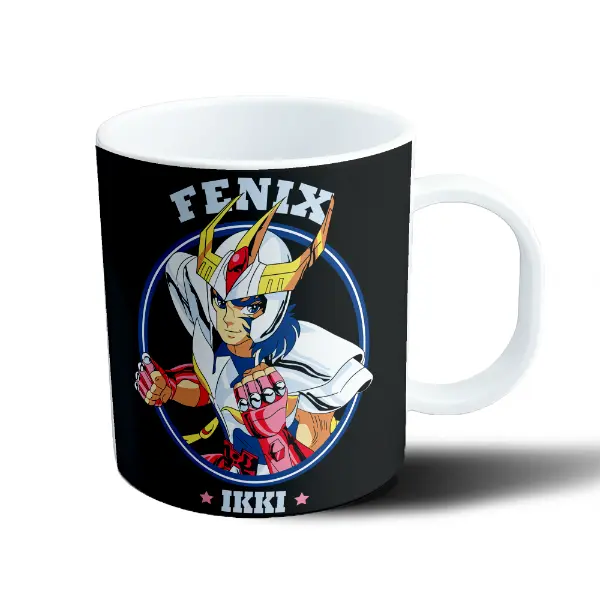 Taza de Plástico Caballeros del Zodiaco Ikki Fénix