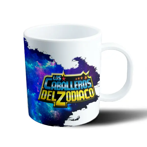 Taza de Plástico Caballeros del Zodiaco Shaka Virgo Armadura Dorada