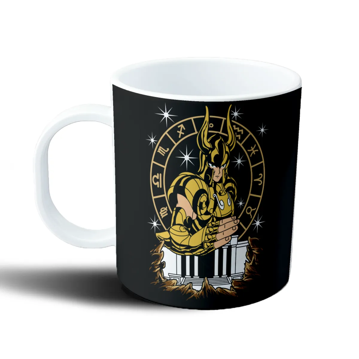 Taza de Plástico Caballeros del Zodiaco Shaka de Virgo - vista 2