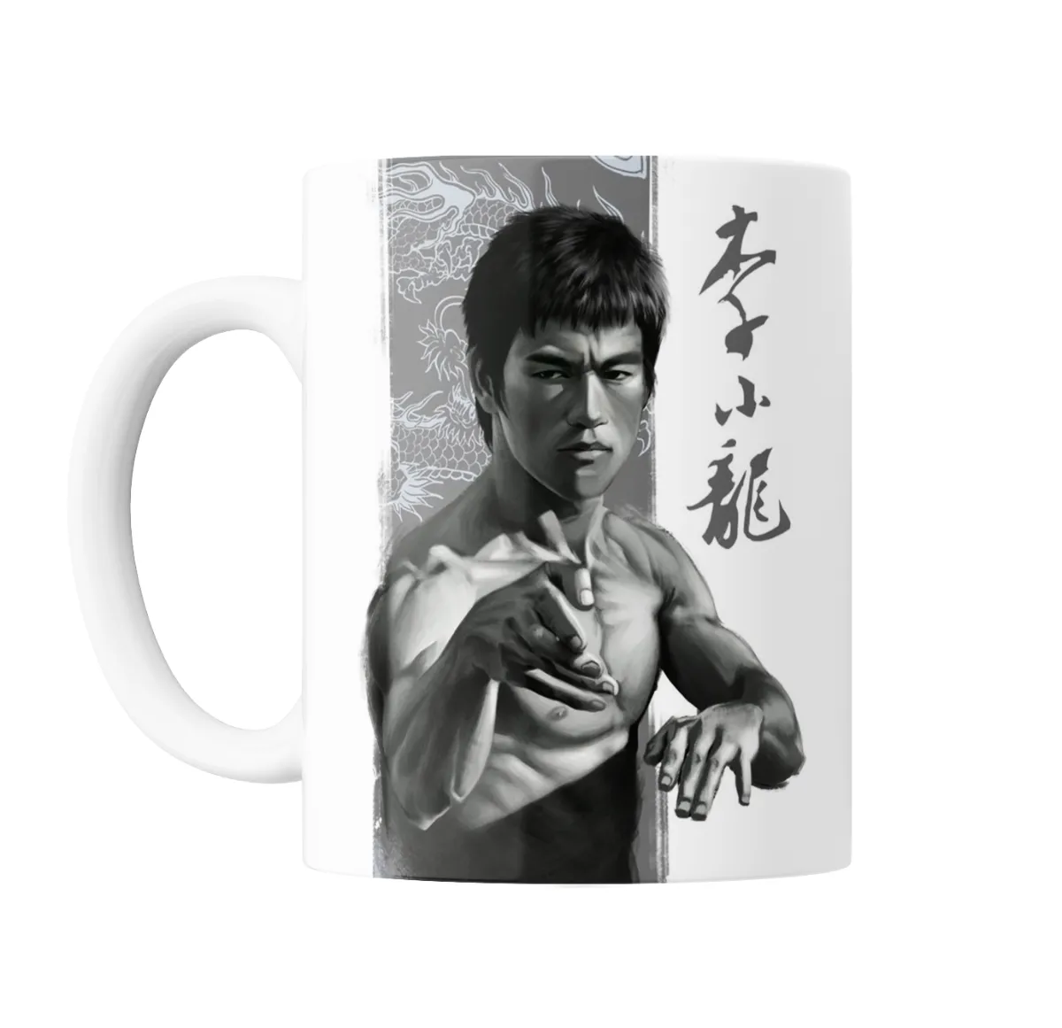 Taza de Cerámica Bruce Lee Kung Fu Dragón - vista 2