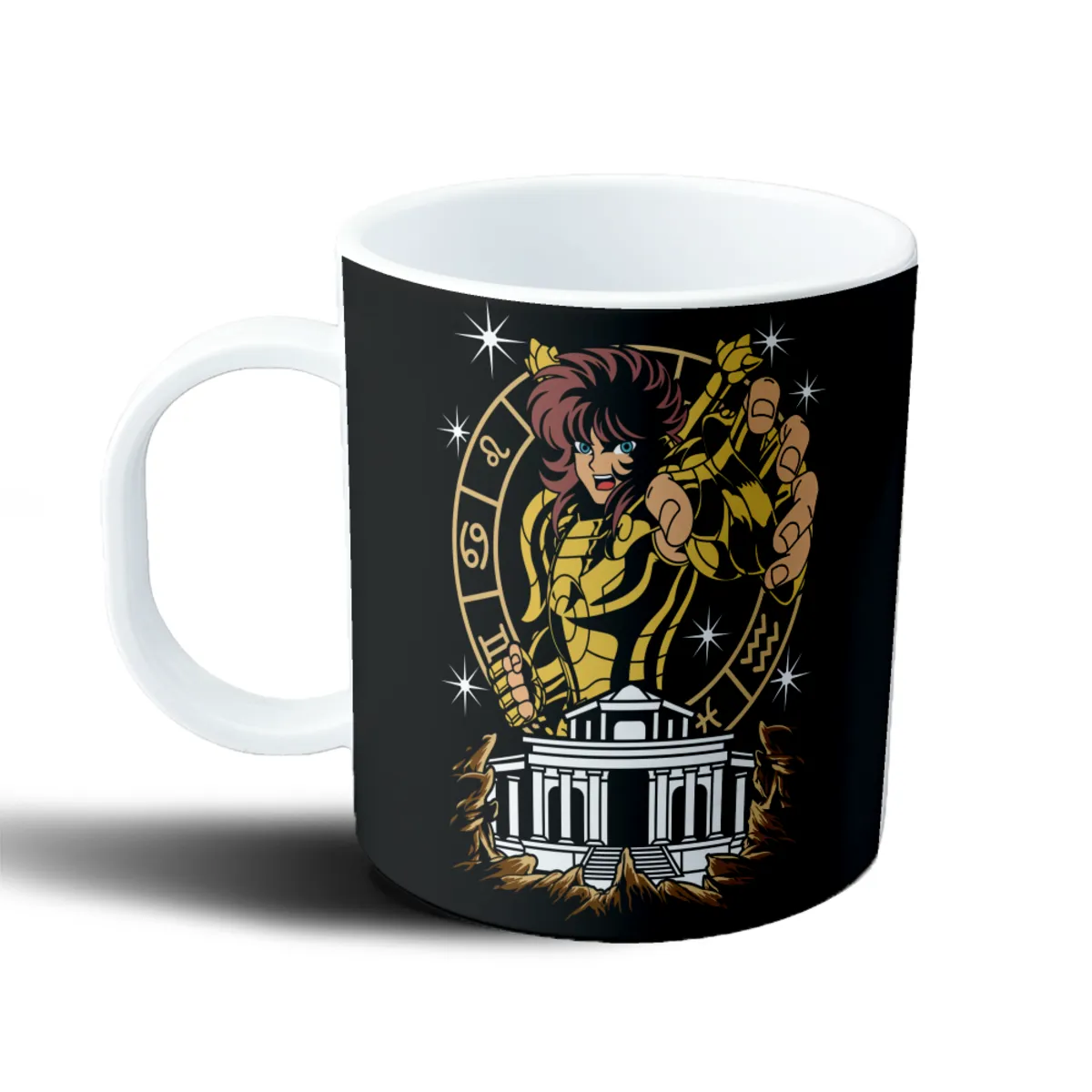 Taza de Plástico Caballeros del Zodiaco Caballero Dorado Santuario - vista 2