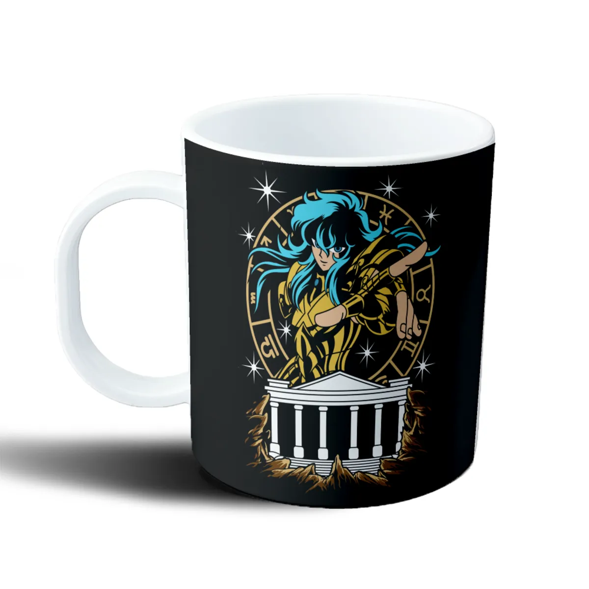 Taza de Plástico Caballeros del Zodiaco Shaka Virgo Templo - vista 2