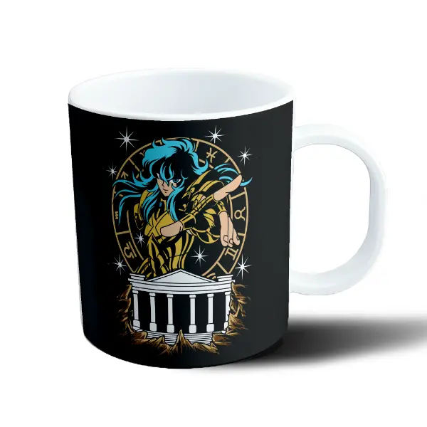 Taza de Plástico Caballeros del Zodiaco Shaka Virgo Templo