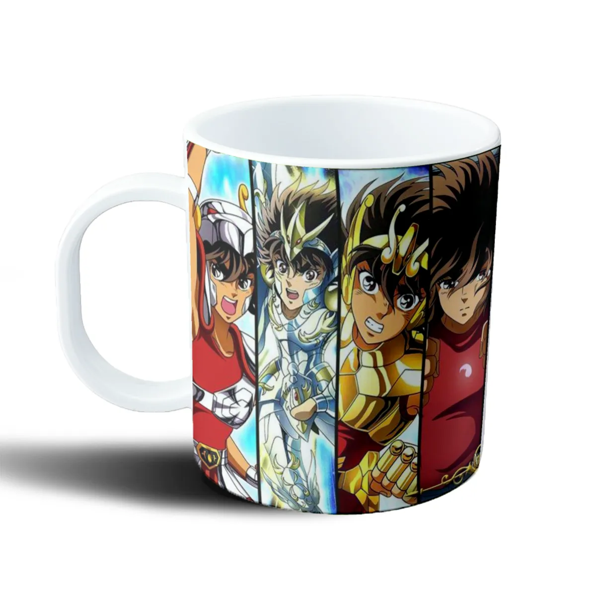 Taza de Plástico Caballeros del Zodiaco Seiya Pegaso Armaduras - vista 2