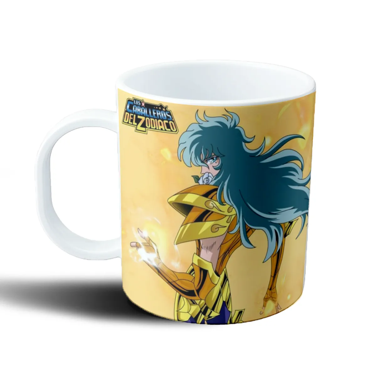 Taza de Plástico Caballeros del Zodiaco Afrodita de Piscis Rosa - vista 2