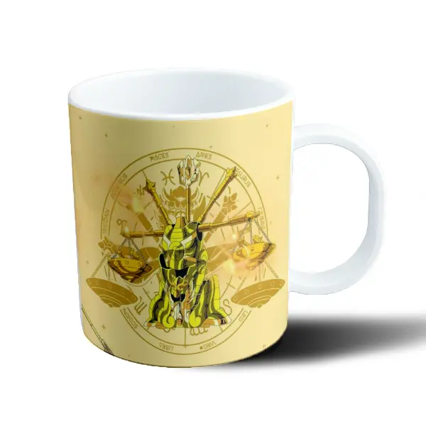 Taza de Plástico Caballeros del Zodiaco Caballero de Oro Leo