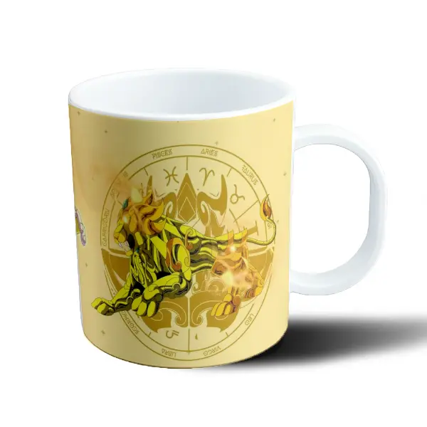 Taza de Plástico Caballeros del Zodiaco Seiya Armadura Dorada Sagitario