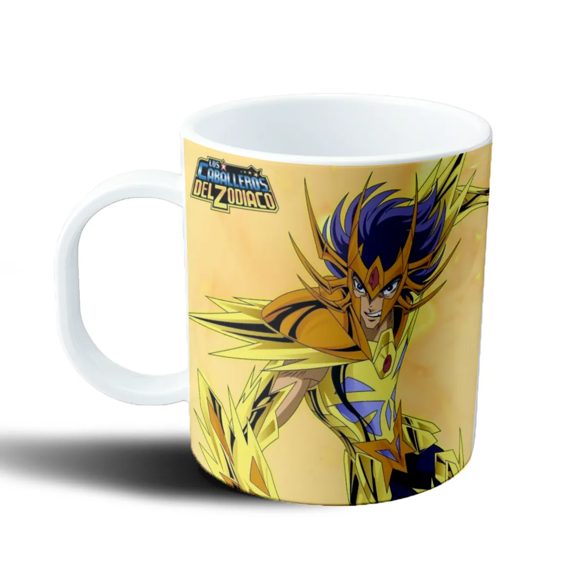 Taza de Plástico Caballeros del Zodiaco Armadura Dorada - vista 2