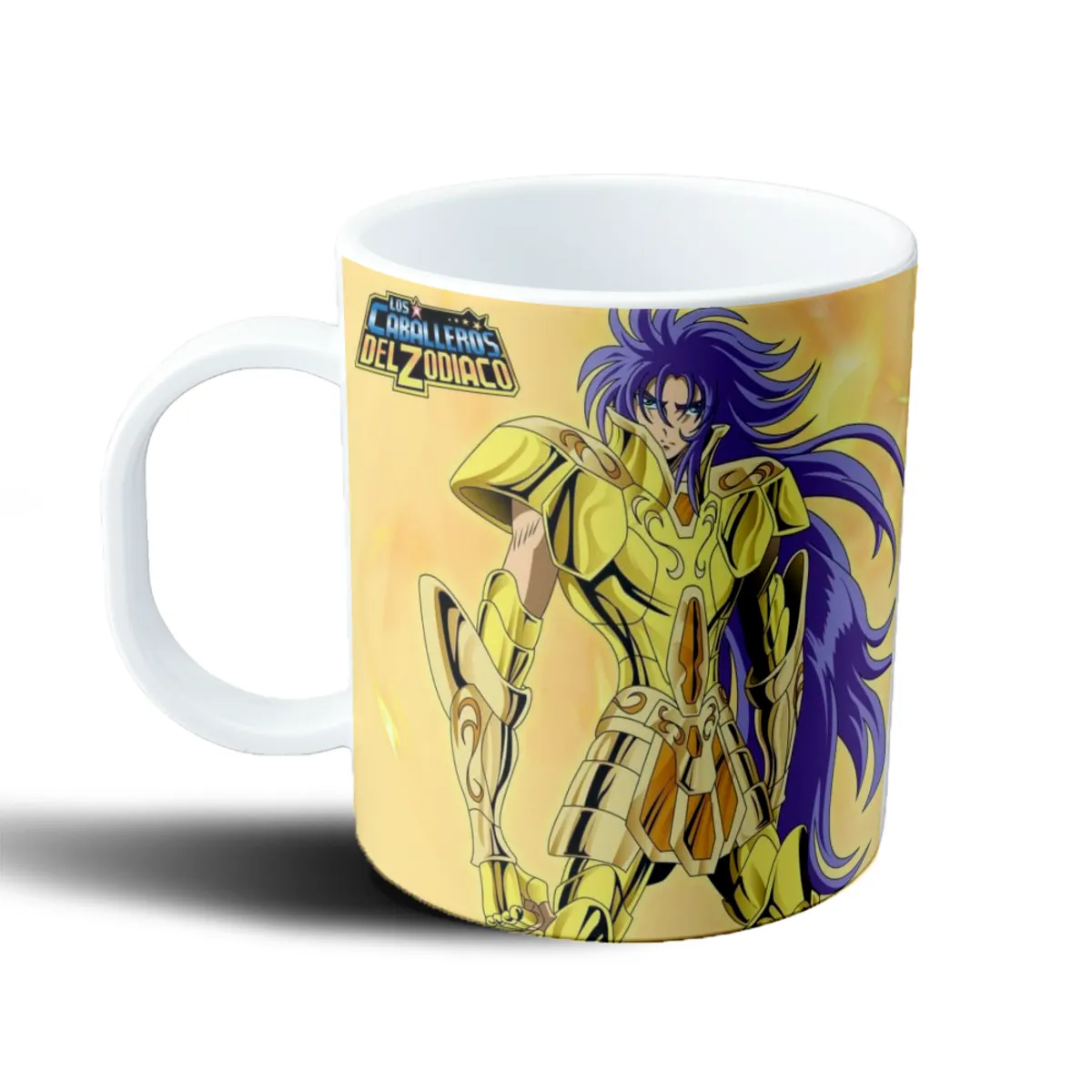 Taza de Plástico Caballeros del Zodiaco Caballero Dorado - vista 2