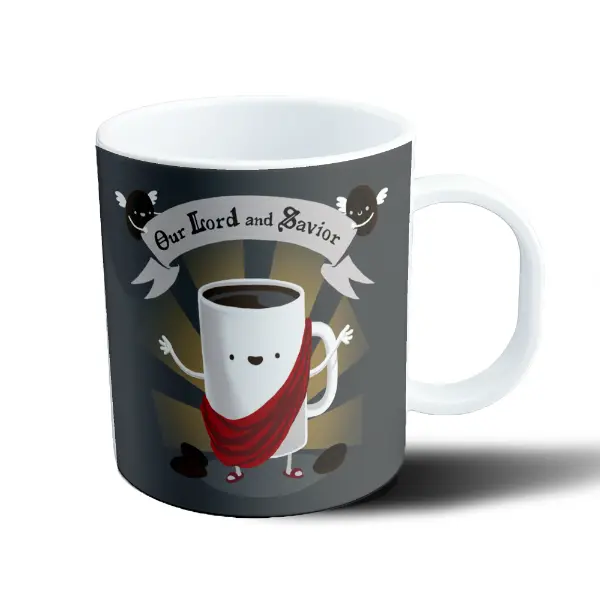 Taza de Plástico Café Our Lord and Savior Taza Kawaii