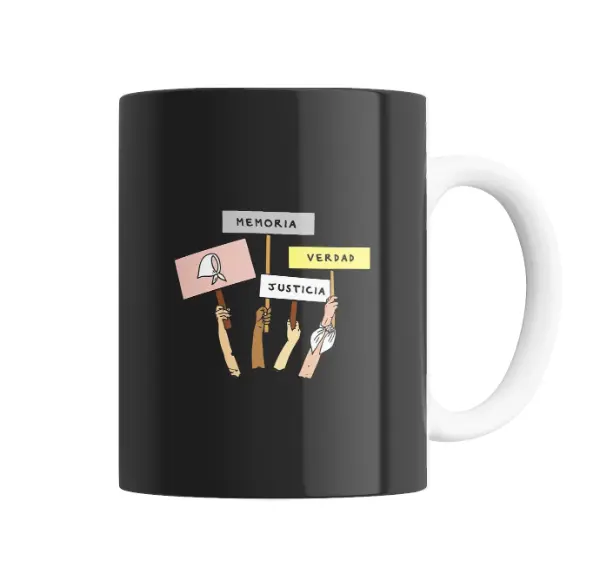 Taza de Cerámica Abuelas de Plaza de Mayo Memoria Verdad Justicia
